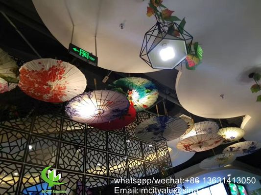 お買い得 カスタムRALカラーとCNCレーザーカットによる粉体塗装アルミニウム彫刻パネル（ファサード装飾用） オンライン