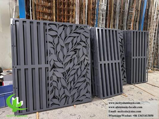 品質  2.5mm Laser-Cut Aluminum Facade Panels | PVDF Coated Anti-Corrosive AC Enclosures for Coastal Projects 工場