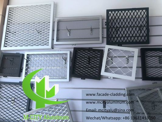 品質  Decorative Architectural aluminum mesh expanded screen panels for facade 工場