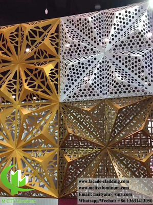 品質  3D folded aluminum panels for building facade customized metal sheet aluminum facade 工場