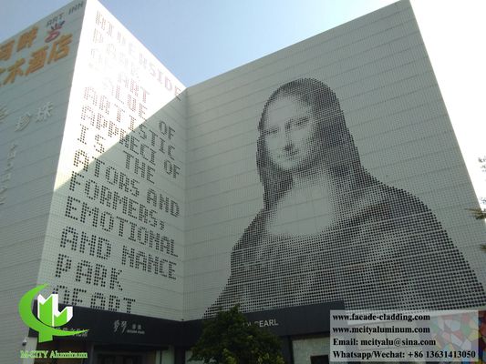 お買い得 カーテンウォール用カスタムRALカラー付き3mm粉体塗装アルミニウム外装クラッドパネル オンライン