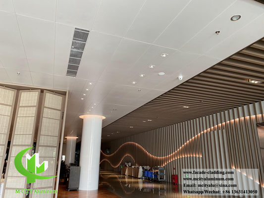 お買い得 金属天井 アルミニウムコーティング 固形壁パネル 風防水システム オンライン