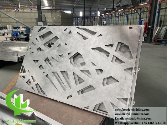 お買い得 粉体塗装PVDFとカスタムパターンデザインを施したレーザーカットアルミニウムパネル（サイズ1000x2000mm） オンライン