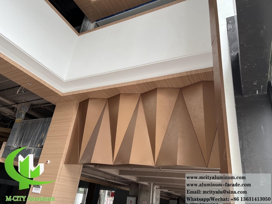 3D金属コーティング 壁内装飾用固体アルミシート