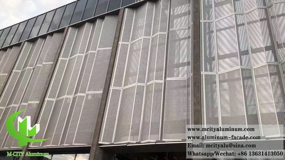 建築用装飾用スクリーンパネル 外壁カバー用アルミシート