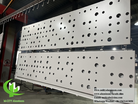 CNC 切断金属スクリーン 建物のファサードシステムのためのアルミパネル