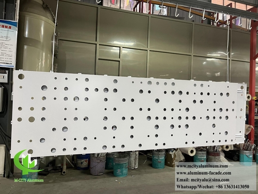 CNC 切断金属スクリーン 建物のファサードシステムのためのアルミパネル