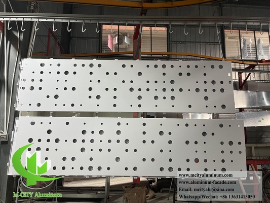 CNC 切断金属スクリーン 建物のファサードシステムのためのアルミパネル