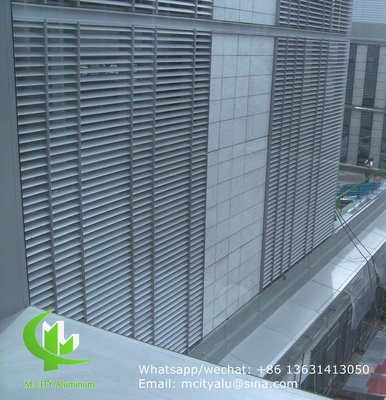 水平型 固定式 日光窓 建築用 翼形 アルミニウム窓 玄関のカーテン壁用 円形