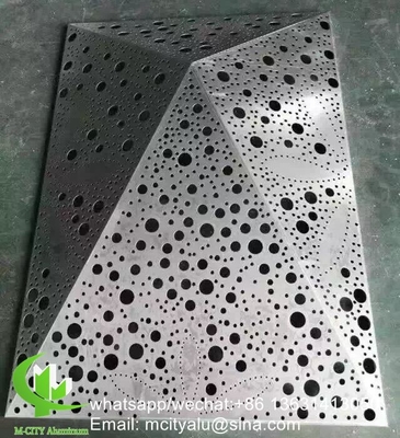 オーダーメイド メタル アルミ製 装飾板 装飾面のための穴を開けたシート