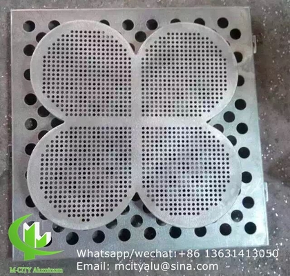 2mmの金属シート1m×1mのスクリーン用アルミの装飾壁パネル