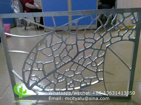 2mmの金属シート1m×1mのスクリーン用アルミの装飾壁パネル