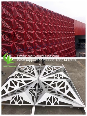 3D アルミ カーテン 壁 玄関 壁 固体 パネル l 外壁 パネル