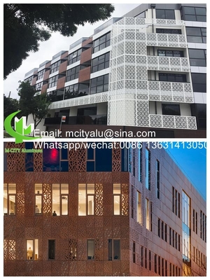3D アルミ カーテン 壁 玄関 壁 固体 パネル l 外壁 パネル