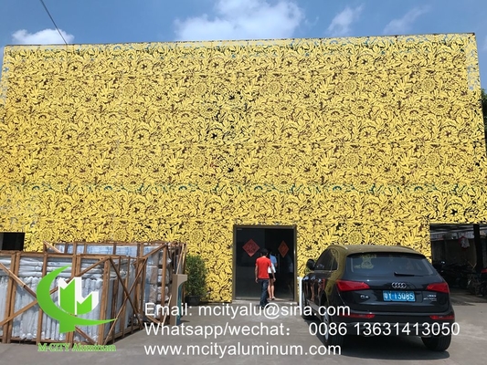 3d アルミパネル 玄関 壁 コーティング パネル 外部 建物 建物 外面 蓋