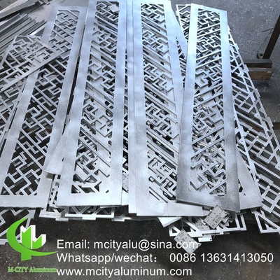 レーザーカットシート 粉末で覆われた アルミニウム CNC 彫刻 装飾パネル 壁面パネル 壁面パネル 装飾パネル