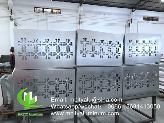中国工場 スーパー耐久性粉末で覆われた アルミ CNC 孔付き装飾パネル 壁面パネル 装飾パネル