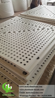 建築用メタルファサード アルミ製 コーティングパネル 穴を開けるシート