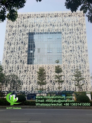 中国 アルミファサード 壁カバー パネル 建物外壁カバー