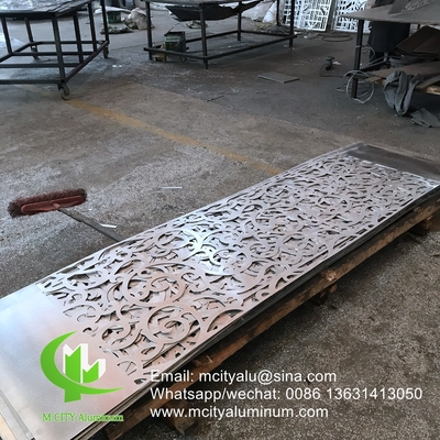 バルコニー用 アルミ perforated sceen 3mm メタルシート 粉末塗装