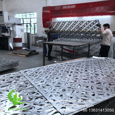 アルミニウムパンチングパネル 玄関壁 壁カバー パネル 外壁 建物カバー 建物や天井