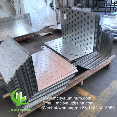 aluminum patterned facade cladding panel exterior building cover for building outdoor decoration 建物の外装のための外装のパネル