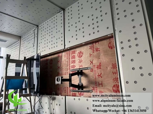 CNC 穴を開ける金属スクリーン アルミパネル 建築スクリーン