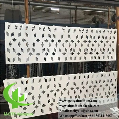 3mm アルミニウム固体パネル 壁装飾用 パフォーリングパターン