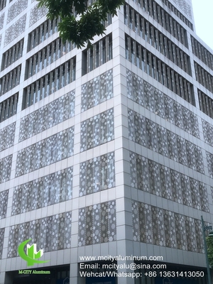 PVDF 建物の正面の装飾に使用される金属アルミニウムパンシングパネル