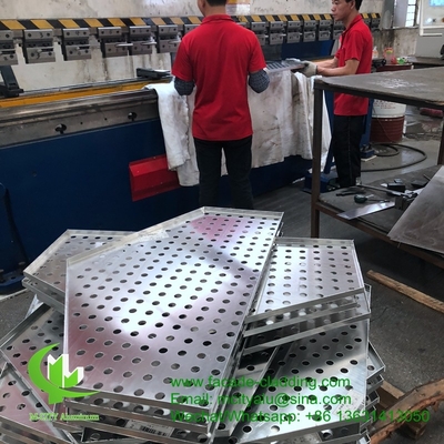 guangdong 面壁の外装用金属アルミ製の粉末塗装
