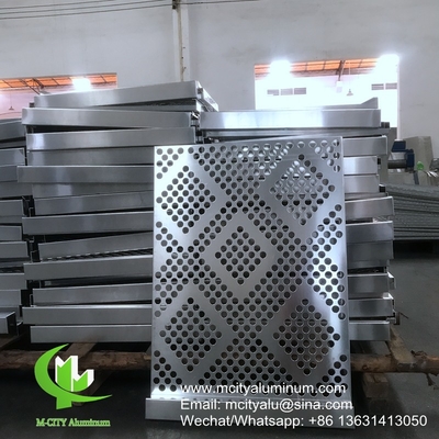 foshan 粉末で塗装された メタルアルミ製の外装