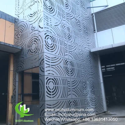 foshan 粉末で塗装された メタルアルミ製の外装