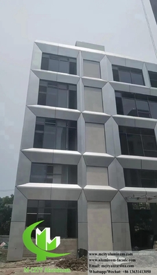 天候耐性,低保養の建物外面のためのアルミニウムファサードコーティング