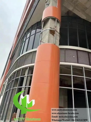 天候耐性,低保養の建物外面のためのアルミニウムファサードコーティング