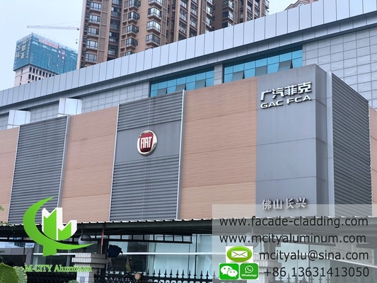 壁壁の粉末塗装用アルミニウムファッダのCNC切削
