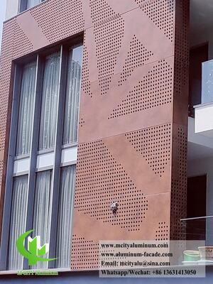 3003 アルミ合金製 パーフォレーションされた パーソナル 面板