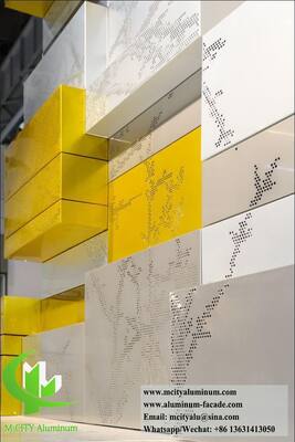 建築 3003 アルミニウム 玄関 システム 工場製 オーダーメイド パネル 現代の外装用