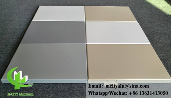 固体アルミパネル 建物の壁カバー用粉末塗装