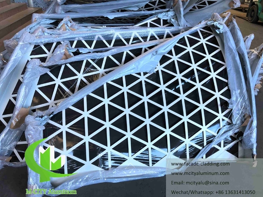 外壁建築用アルミニウム面壁のパネル