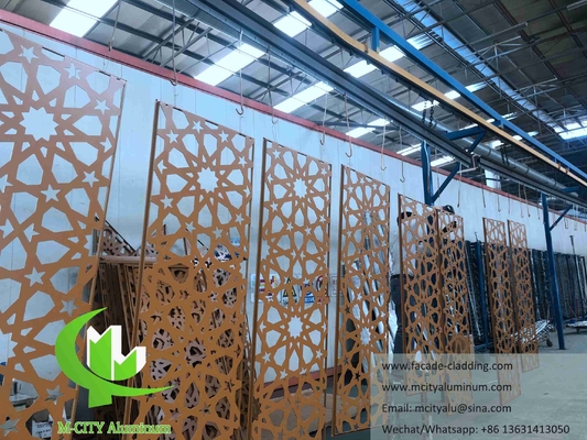 イスラム建築のアルミファサード レーザーカット イスラムのモスクの壁カバー