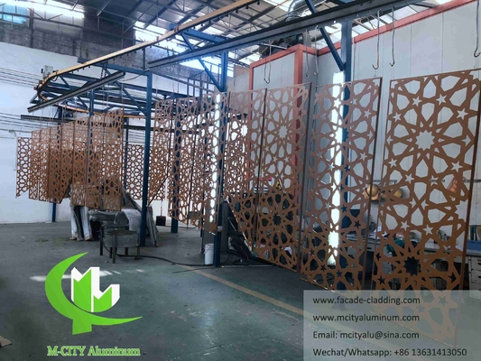 外壁 建築用アルミファサード 壁カバー用レーザーカット