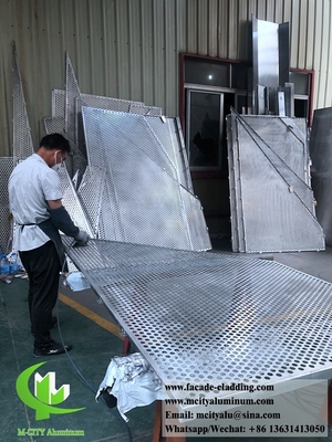 固体アルミパネル 穴を開けるスクリーン金属シート