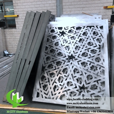 3D折りたたみアルミニウムパネル 建物のファサード パーソナライズされた金属シート