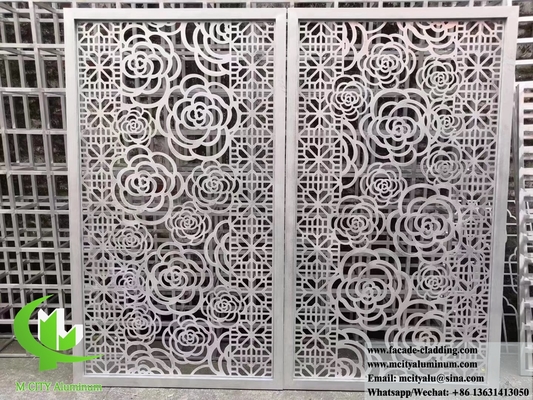 3D折りたたみアルミニウムパネル 建物のファサード パーソナライズされた金属シート アルミニウムファサード
