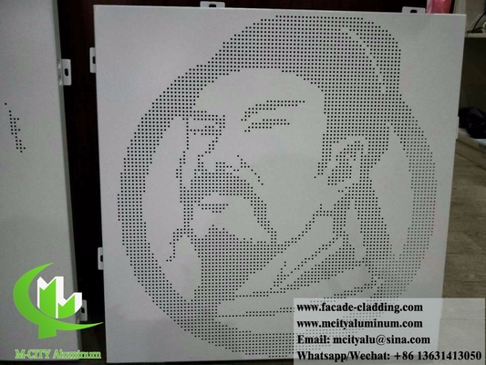 金属アルミニウムファサード 建物のファサード用のアルミニウムパネル パーソナライズされた金属シート 3mm