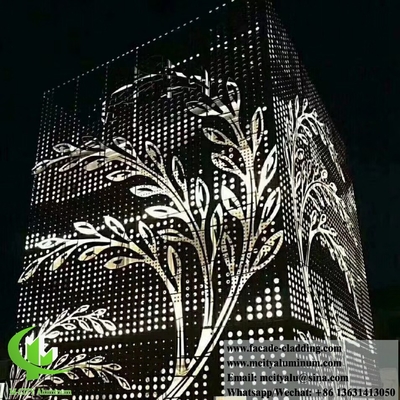外部 パフォーレートスクリーンファサード アルミニウムコーティングパネル 中国