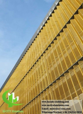 内部の金属スクリーン孔付きの壁カバー用アルミニウムパネル