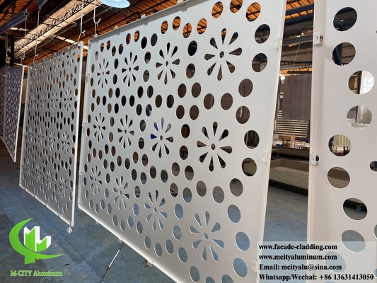 建築用固体アルミニウムコーティング 3mm 厚さ粉末塗装 白色 防腐