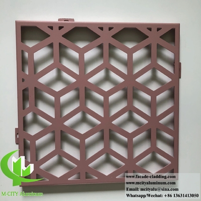 CNC 孔付き アルミ 壁 壁 覆い 金属 画面 粉末 コーティング