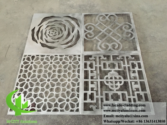 CNC 孔付き アルミ 壁 壁 覆い 金属 画面 粉末 コーティング